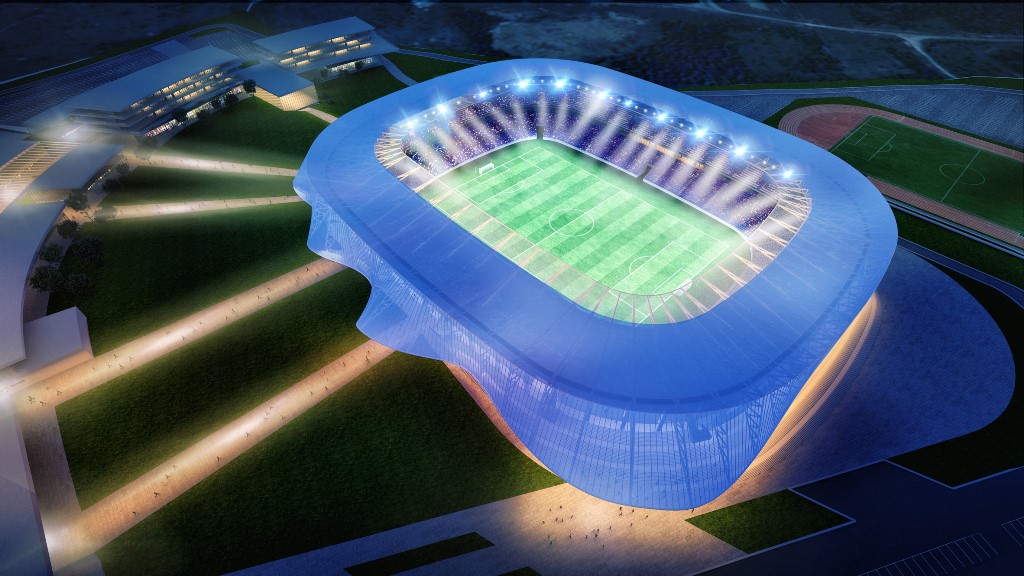 Projekti per stadiumin Kombetar te Kosoves